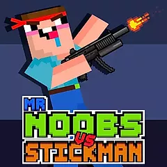 play Mr Noobs εναντίον Stickman