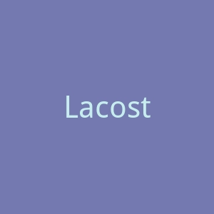 Lacoste官网