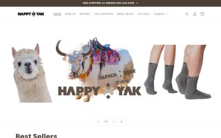 HappyYak 牦牛绒袜子品牌海淘购物网站官网